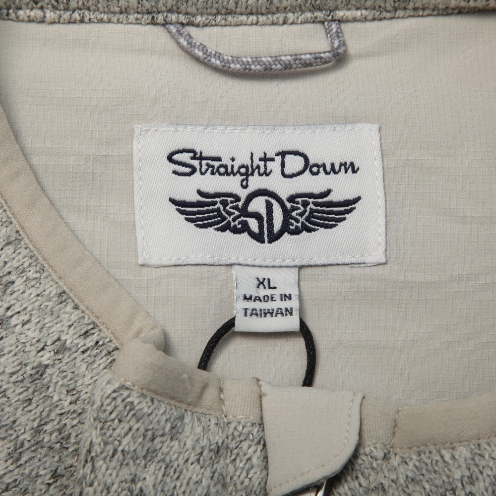 Straight Down Carmel Vest Womens XL Gray Fleece Soft Full Zip Pockets Golf - Picture 5 of 13